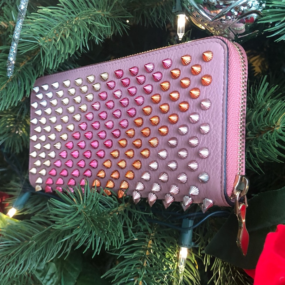 🎉SOLD🎉 Authentic Louboutin Panettone Long wallet in tri color - Picture 4 of 13